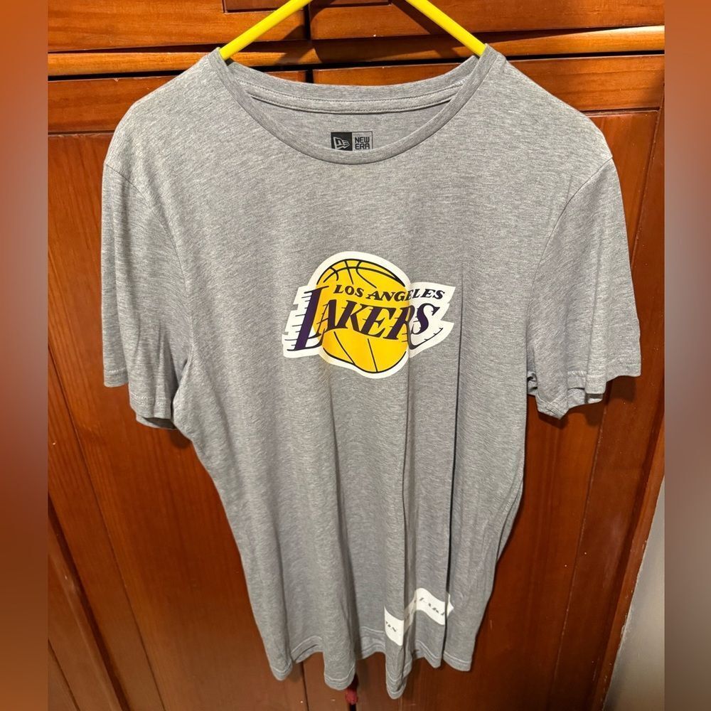 New Era Gray Lakers T-Shirt